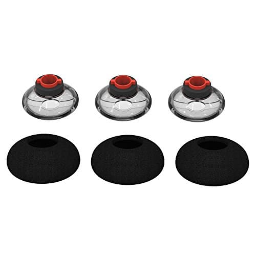 Image of Voyager 5200 Eartips Replacement,Voyager Legend 30/ Voyager Legend 50 Ear tips,3 Pack Eargel kits Foam Cushion Cover for Plantronics Voyager Headphone-Large