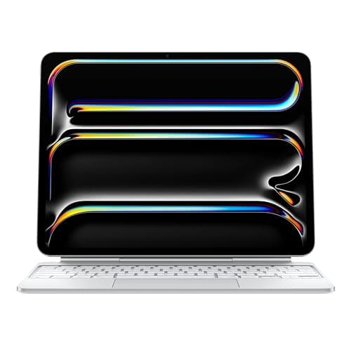 Image of Apple iPad Magic Keyboard Case for iPad Pro 13-inch (M4), Great Typing Experience, Built-in Trackpad, Function Row, US English - White 