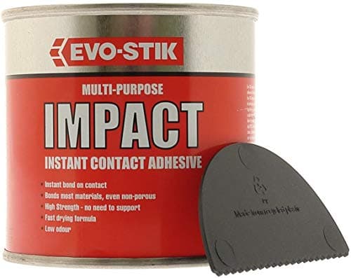 Image of 2 x Evo Stik Multi Purpose Impact Instant Contact Adhesive 250ml