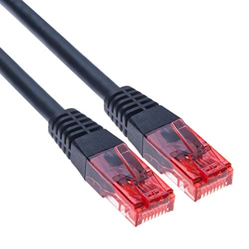 Image of Ethernet Cable 10 m Cat 6 Gigabit LAN RJ45 Patch Cord 10 Gbos Lead Compatible with PC, Mac, Laptop, Patch Panel, Patch Fields, TV Box, Network Printer, ADSL | HDTV Network Cat6 LAN Lead UTP