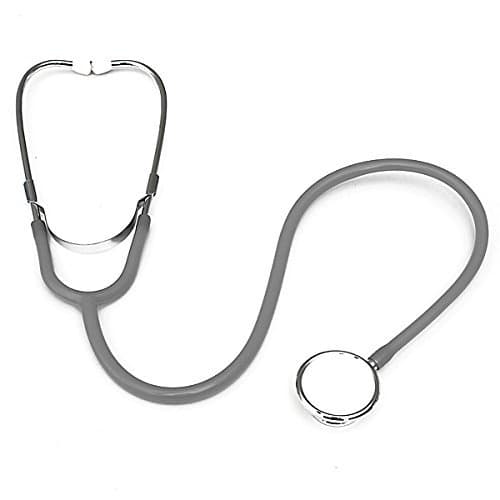 Image of Accessotech Pro Dual Head EMT Stethoscope for Doctor Nurse Vet Medical Student Health Blood Grey