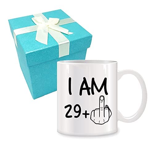 Image of MAGEDON 30th Birthday Gifts for Women Men Novelty Coffee Mug 11 oz - Gag Party Idea as a Joke Celebration Thirty Adult Birthday Presents
