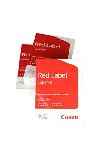 Image of Canon Germany red Label, Superior Business Paper, Suitable for All Printers, Brilliant, White CIE 168 (optimised Protective Box). 3X 500