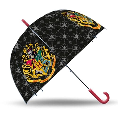 Image of Harry Potter Kids Transparent Bell Shape Umbrella with Manual Opening