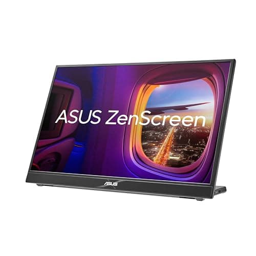 Image of ASUS ZenScreen MB16QHG Portable Monitor – 16-inch (15.6 inch viewable) 16:10 (2560 x 1600) IPS panel, 120Hz refresh rate, DisplayHDR 400, 100% DCI-P3, L-shaped kickstand, tripod, USB Type-C, HDMI