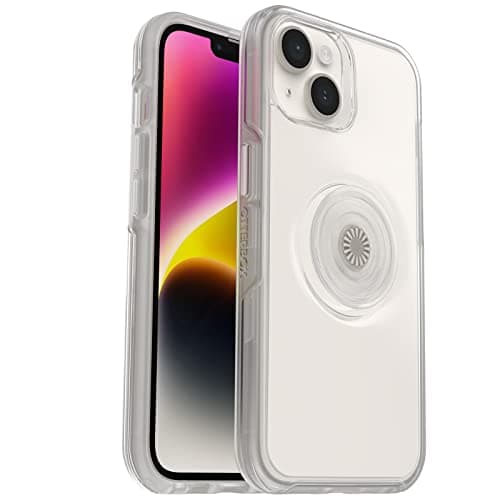 Image of OtterBox + Pop Symmetry Clear Series Case for iPhone 14 & iPhone 13 (Only) - Non-Retail Packaging - Clear