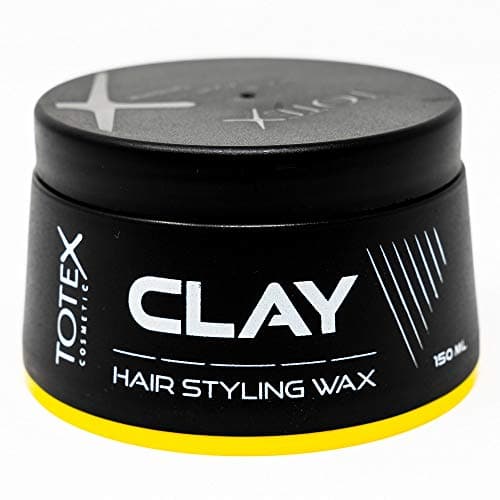 Image of Totex Hair Clay Wax for Men 150ml | Strong Hold Hair Styling Paste with Matte Finish | Natural Messy Look Texture | Coconut Scent Hair Defining Clay for Thick & Short Hair | Barber Shop Quality