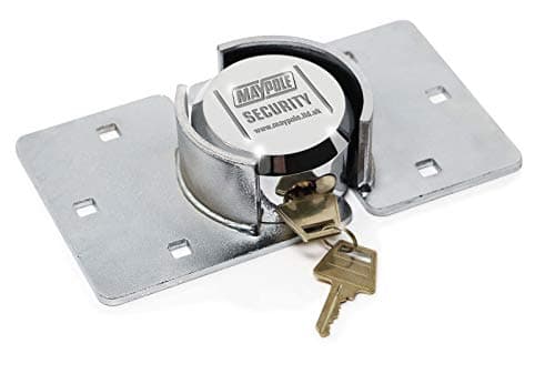 Image of UKB4C Van Rear Door Lock Clasp Heavy Duty High Security Anti-Theft 2 Keys