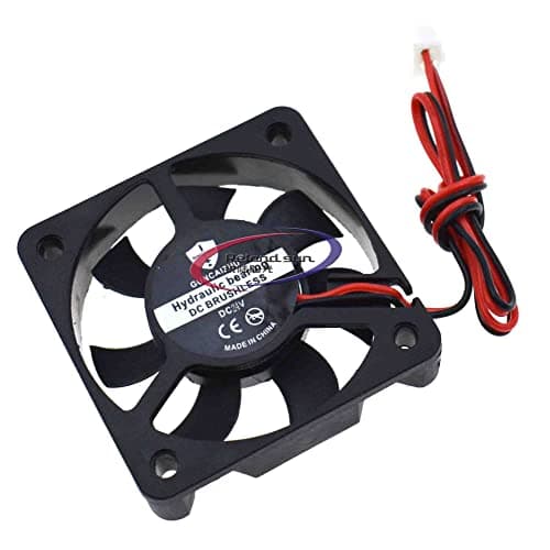 Image of 5V 12V 24V 5010 Silent Brushless Cooling Fan 2 pin 5CM Fans 0.1A 50mmX50mmX10mm for Cool 3D Printers Parts PC Case CPU Cooler Sleeve Bearing 7 Blades (5010-12V) (24V)