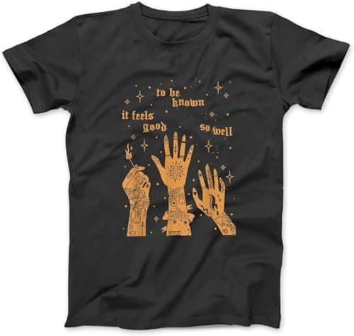 Image of OrcoW to Be Known So Well It Feels Good Tees T-Shirt 100% Cotton Graphic Tee Shirts for Men Women Black (XS,Black)