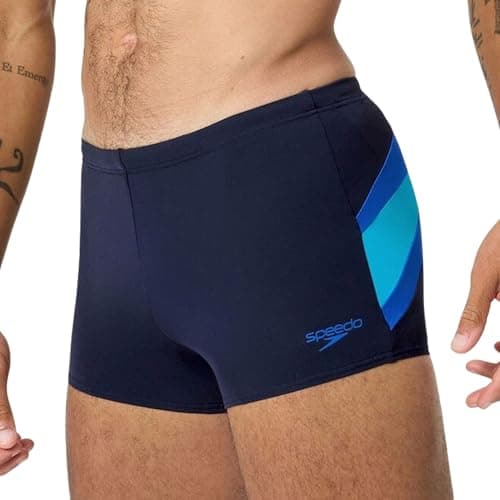 Image of Speedo Men's Hyperboom Aquashort, Navy Blue, 34