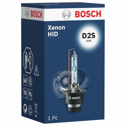 Image of Bosch D2S Xenon HID Bulb for Car Headlights, 35W, 250% More Light Than Halogen Bulbs - Socket Type P32d-2 - 1 Replacement Car Headlight Bulb