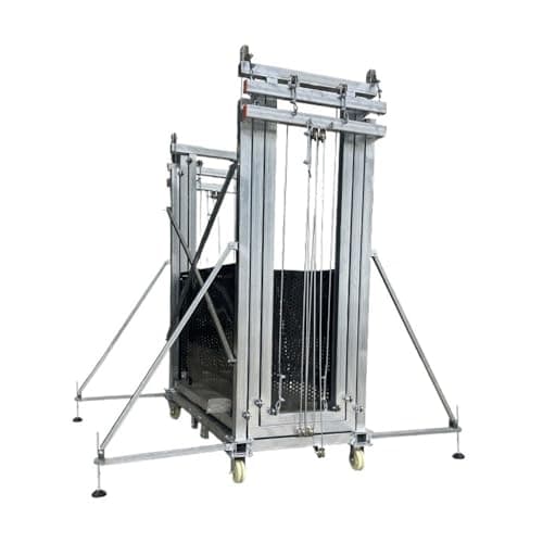 Image of Foldable Telescopic Mobile Scaffold Platform for Indoor and Outdoor Use