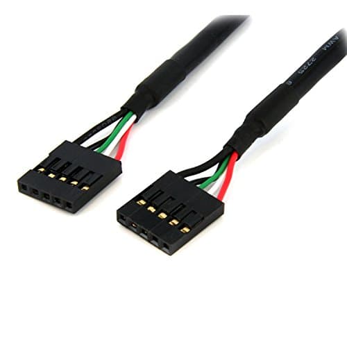 Image of StarTech 24 inch 5 pin Female to Female Connector USB IDC Motherboard Header Cable