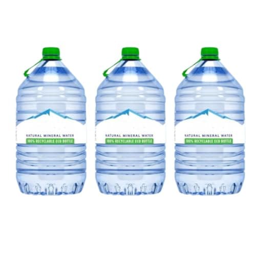 Image of AVT Still Natural Mineral Water High pH and Low Sodium Hydrating and Refreshing Bottled Water 100% Recyclable (5 l (3 Bottles))