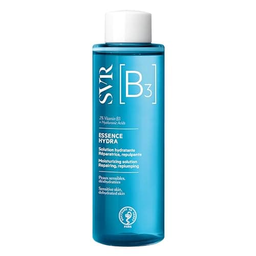 Image of SVR [B3] Hydra Essence Plumping Face Gel-Lotion, 2% Vitamin B3 + Hyaluronic Acid Replenishing Repairing Booster for Dehydrated Sensitive Skin Prone to Fine Lines (Essence, 150 ml)