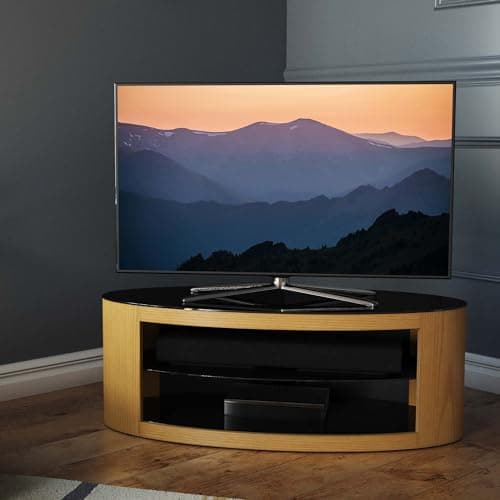 Image of Buckingham TV Stand Oak Veneer Wooden TV Table 40 42 46 47 50 52 55" FS1100BUCO