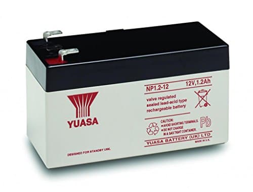 Image of Yuasa NP1.2-12 Lead Acid Rechargeable Battery 12V 1.2Ah