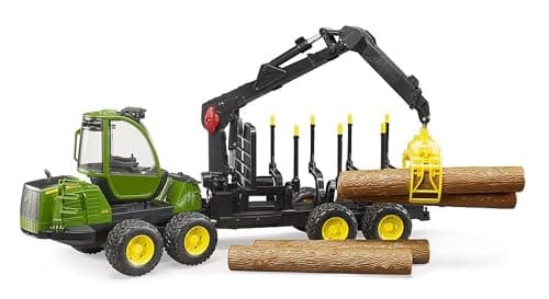 Image of Bruder John Deere 1210E Forwarder with Grab and 4 Logs