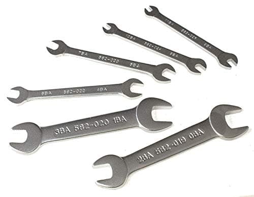 Image of Toolzone NICE QUALITY 6PC BA OPEN ENDED SPANNER SET