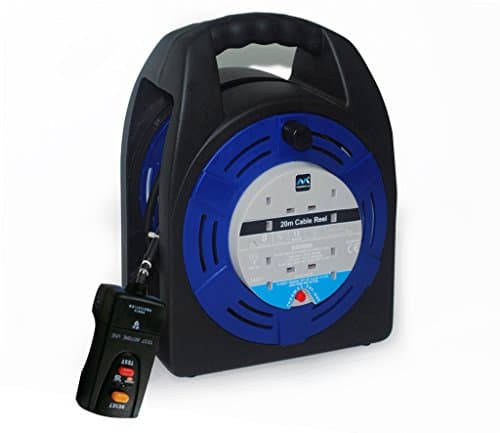 Image of Masterplug Case Reel 20 Metre 4 Socket 13A RCD & Thermal Cut-Out 240V