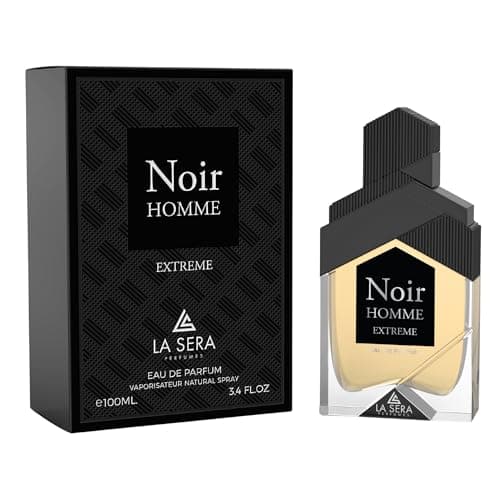 Image of LA SERA Noir Homme Extreme Eau De Parfum 100ML | Long Lasting Perfume for Men | Woody Spicy & Oriental Fragrance | Sophisticated Masculine Scent | Elegant Everyday Aroma for Men