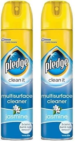 Image of Pledge Clean It Jasmine Multisurface Cleaner, 250ml (Pack of 2)