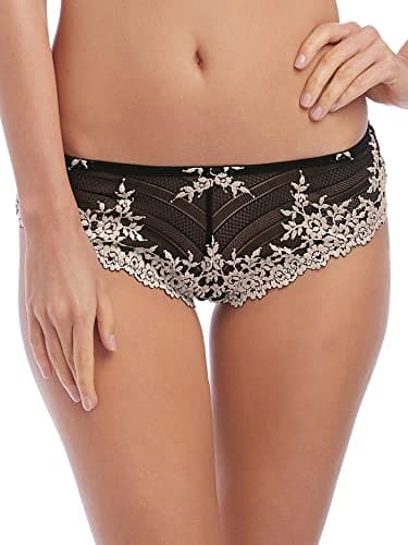 Image of Wacoal Women's Floral Hipster - Black - UK 12