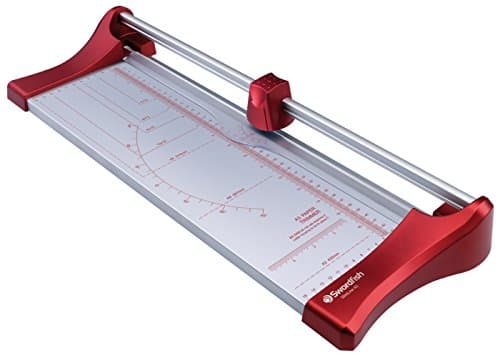 Image of Swordfish 40260 Slimline A3 10 Sheet Rotary Paper Trimmer/Guillotine - Red