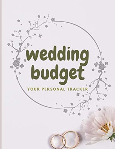 Image of WEDDING BUDGET: Your Wedding Budget Planner - Large Print 8.5'x11' Book - 112 White Pages (Wedding logbooks)