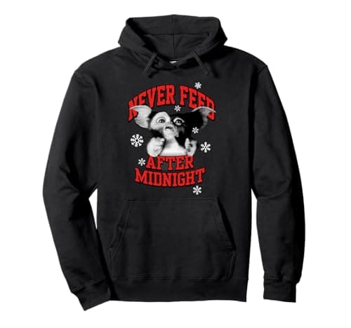 Image of Gremlins Gizmo Never Feed After Midnight Pullover Hoodie