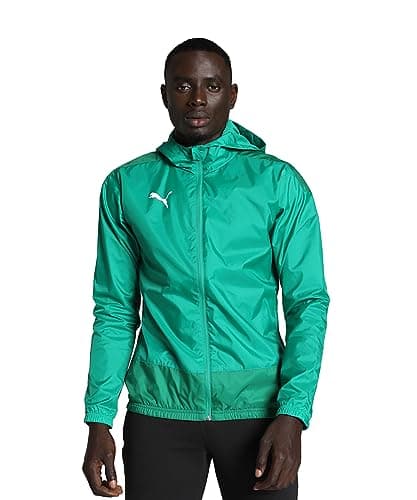 Image of Disney PUMA Team Goal 23 Training Rain Jacket - Pepper Green-Power Green, Large