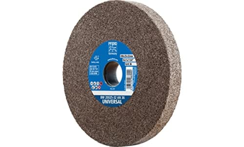 Image of PFERD 39009711 Universal Abrasive Disc, 200 x 25 x 32 mm, A36, Hard Sanding Disc for Universal Grinding Tasks, with Reducing Sleeves (25/20/16 mm)