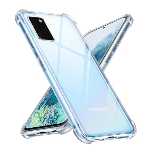 Image of Yxnvixn Clear Case for Samsung Galaxy S20 Case,Advanced Airbag Drop Protection Cover,Anti-Yellowing Anti-Scratch Transparent Soft Shockproof TPU Bumper Phone Case for Samsung S20 6.2 Inch