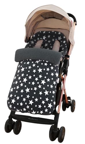 Image of 2 in 1 Pushchair Footmuff Winter Baby Stroller Cushion Warm Polar Fleece Liner Detachable Universal Pram Foot Cover Windproof Stroller Seat Mat Liner Infant Toddler Buggy Thicken Bunting Footmuff Bag