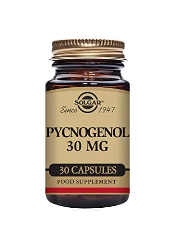 Image of Solgar Pycnogenol 30 mg Vegetable Capsules - Pack of 30 - Improves Vitamin C Absorption - Vegan, Gluten Free and Kosher