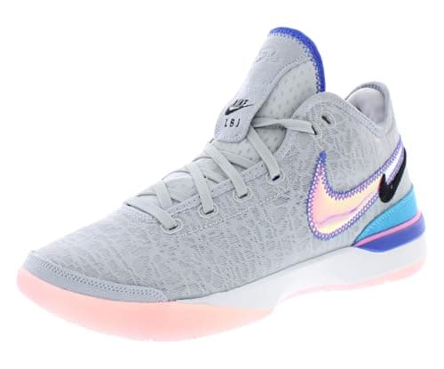 Image of Nike Zoom Lebron NXXT Gen Men's Basketball Shoes, Wolf Grey/Pink Spell, 9 UK