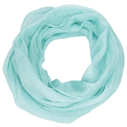 Image of FAIRYGATE Loop Scarves for Women UK Infinity Scarfs Lightweight Chiffon Circle Stole Snood Wrap Cowl Scarves Circular Tube Soft Shawls Vintage Sheer Wraps Elegant Shawl A0332