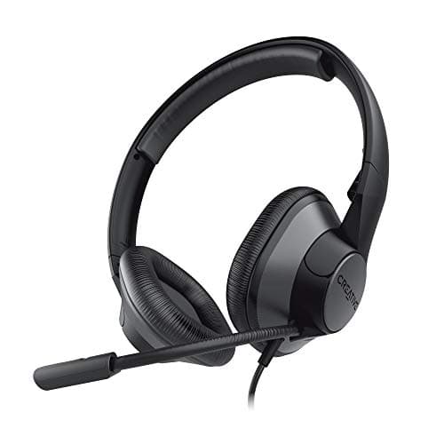 Image of Creative HS-720 V2 USB Digital Audio On-Ear Headset with Noise-Cancelling Condenser Boom Mic, Inline Mic Mute/Calls/Volume Control and Mic-Monitoring Feature, Simple Plug-and-Play for Video Calls