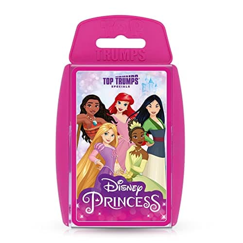 Image of Top Trumps Disney Princess Specials Card English Edition, Play with Cinderella, Jasmine, Belle and Snow White and Battle Your Way to Victory, Educational Card Game for Ages 6 and up