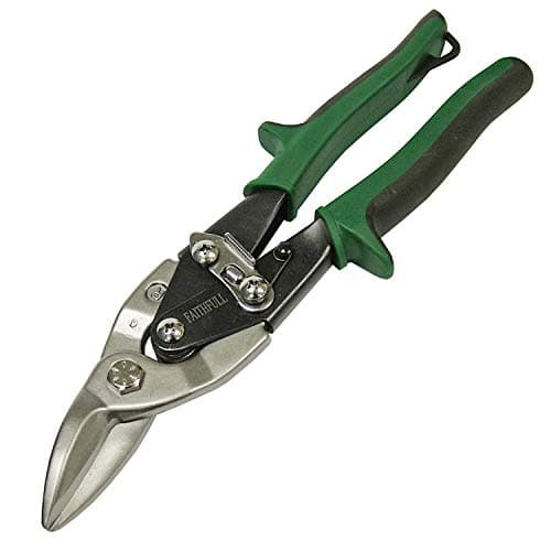 Image of Faithfull C/Pound Aviation Snips-Green Right Cut