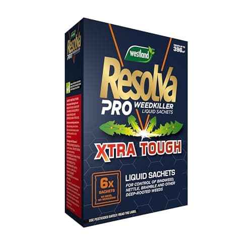 Image of Resolva 20300520 Pro Weed Killer Liquid Sachets Xtra Tough 6 x 100ml, Natural