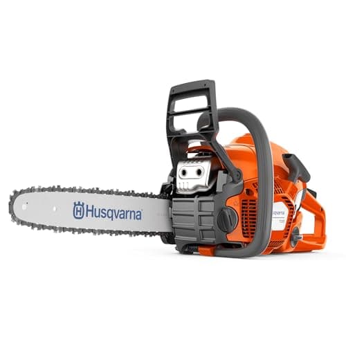 Image of Husqvarna Husqvarna 130 Chainsaw for Home and Garden Use Powerful and Lightweight with 35 cm Bar and X-Torq Motor, 38 cm³, 1.5 kW and Only 4.7 kg Weight