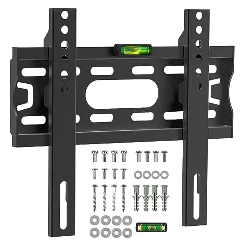 Image of Digank Tv Wall Bracket For 17-43 Inch, Flat Tv Wall Mount With Spirit Level, 30kg Capacity, Max Vesa: 200x200