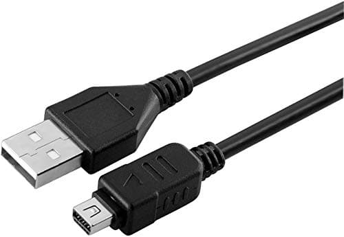 Image of High Grade - USB cable for Olympus Digital Cameras - USB CABLE CB-USB5/CB-USB6 - Works with Olympus model - AAA Products - 12 Month Warranty