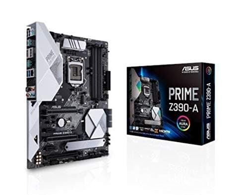 Image of ASUS Prime Z390-A LGA1151 (Intel 8th and 9th Gen) ATX DDR4 DP HDMI M.2 USB 3.1 Gen2 Gigabit LAN Motherboard, Black