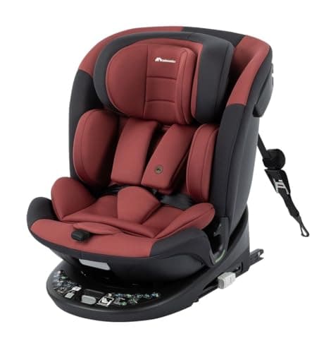 Image of Bebeconfort RevolveFix 360 i-Size, 360 Swivel Car Seat, 0-12 Years, 40-150 cm, ISOFIX Car Seat, Top Tether Installation, 360 Rotation, 6 Recline Positions, 12 Hearest Positions, Dual Red