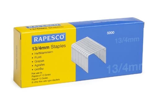 Image of Rapesco Galvanised Staples 13/4 mm - Box of 5,000