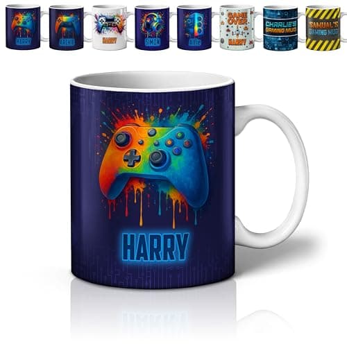Image of Personalised Gamer Mug – 11oz Custom Gaming Mug | Perfect for Gamers and Streamers | Console & PC Designs | Controller 1
