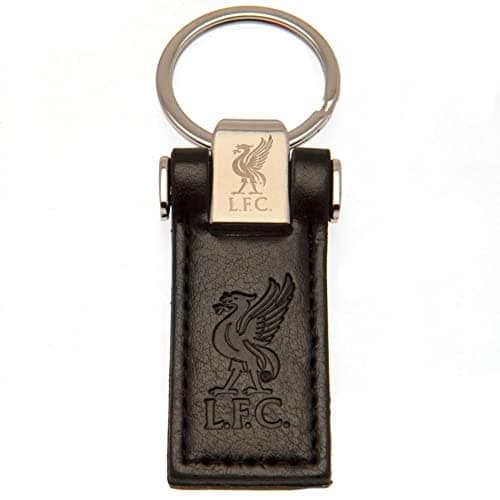 Image of Liverpool FC - Embossed Liverbird Leather Key Fob Keyring
